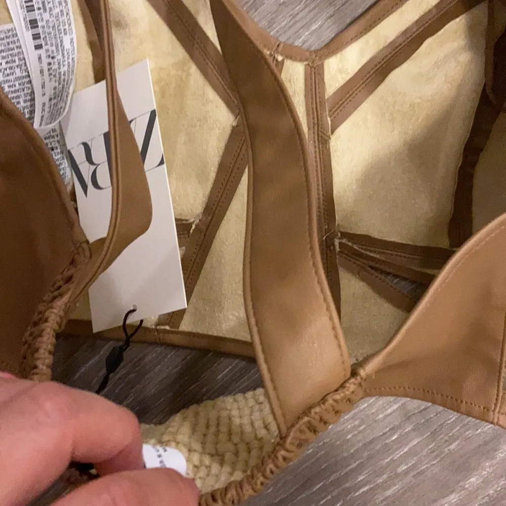 Faux leather crop top. S - Image 5