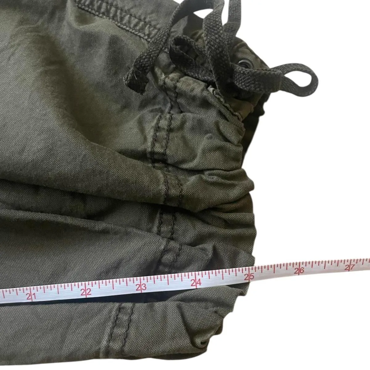 Free People Fly Away Cargo Parachute Pants High-Rise Wide-Leg Women's Size 14 - Image 6