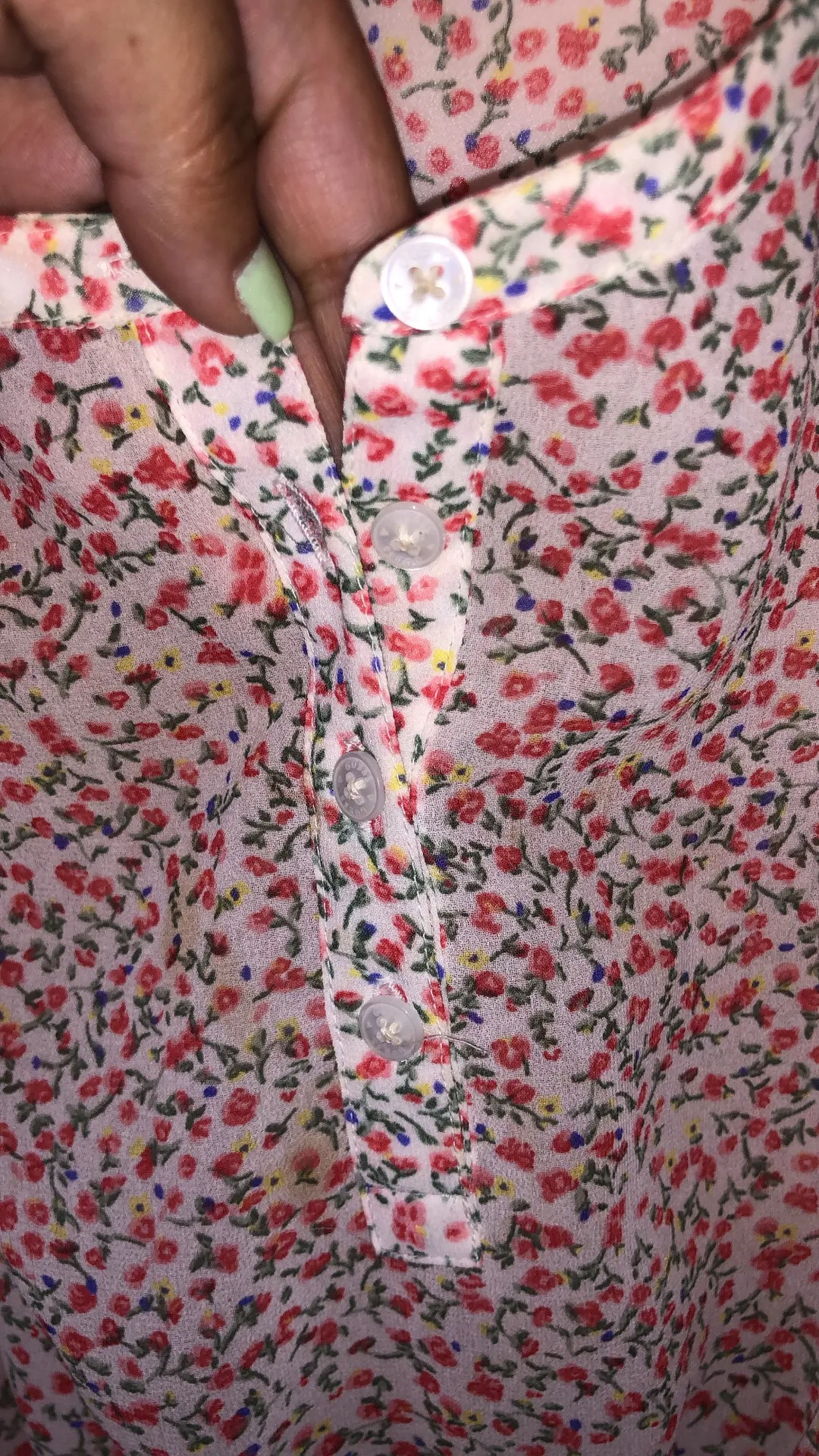 Floral Blouse XS - Image 5