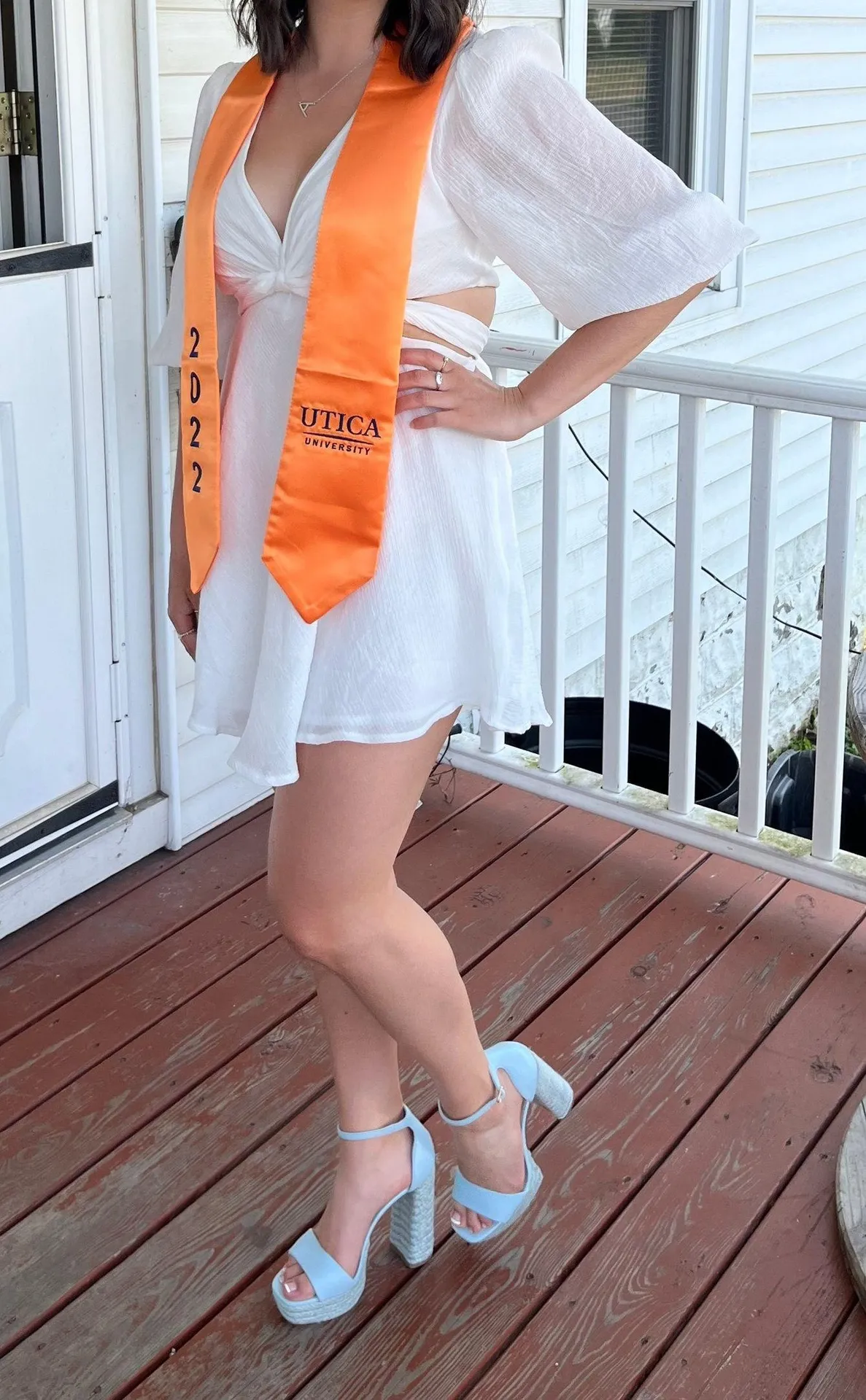 Hello Molly White Two Piece Tie Dress - Image 2