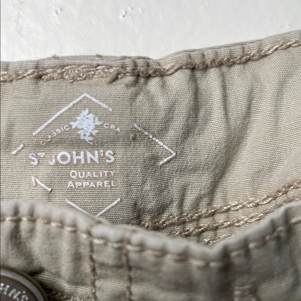 St. John's Bay Tan Cargo Jeans Relaxed Fit - Image 2