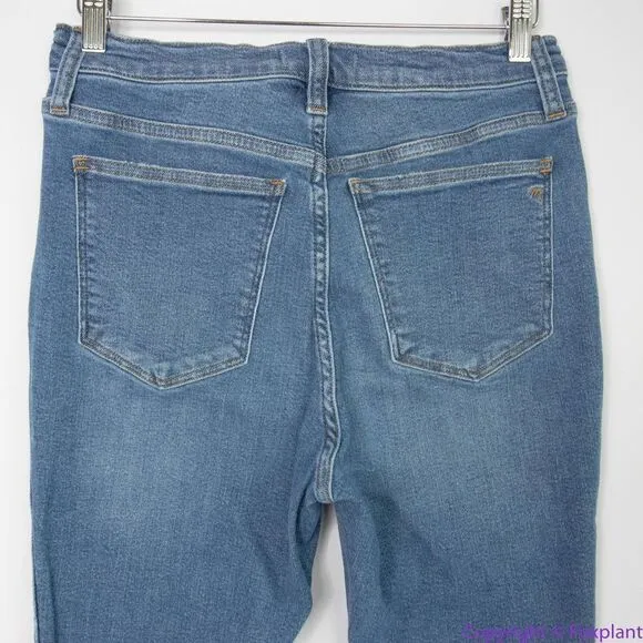 NEW Madewell 10" High-Rise‎ Skinny Crop Jeans in Bradfield Wash, 28 - Image 7