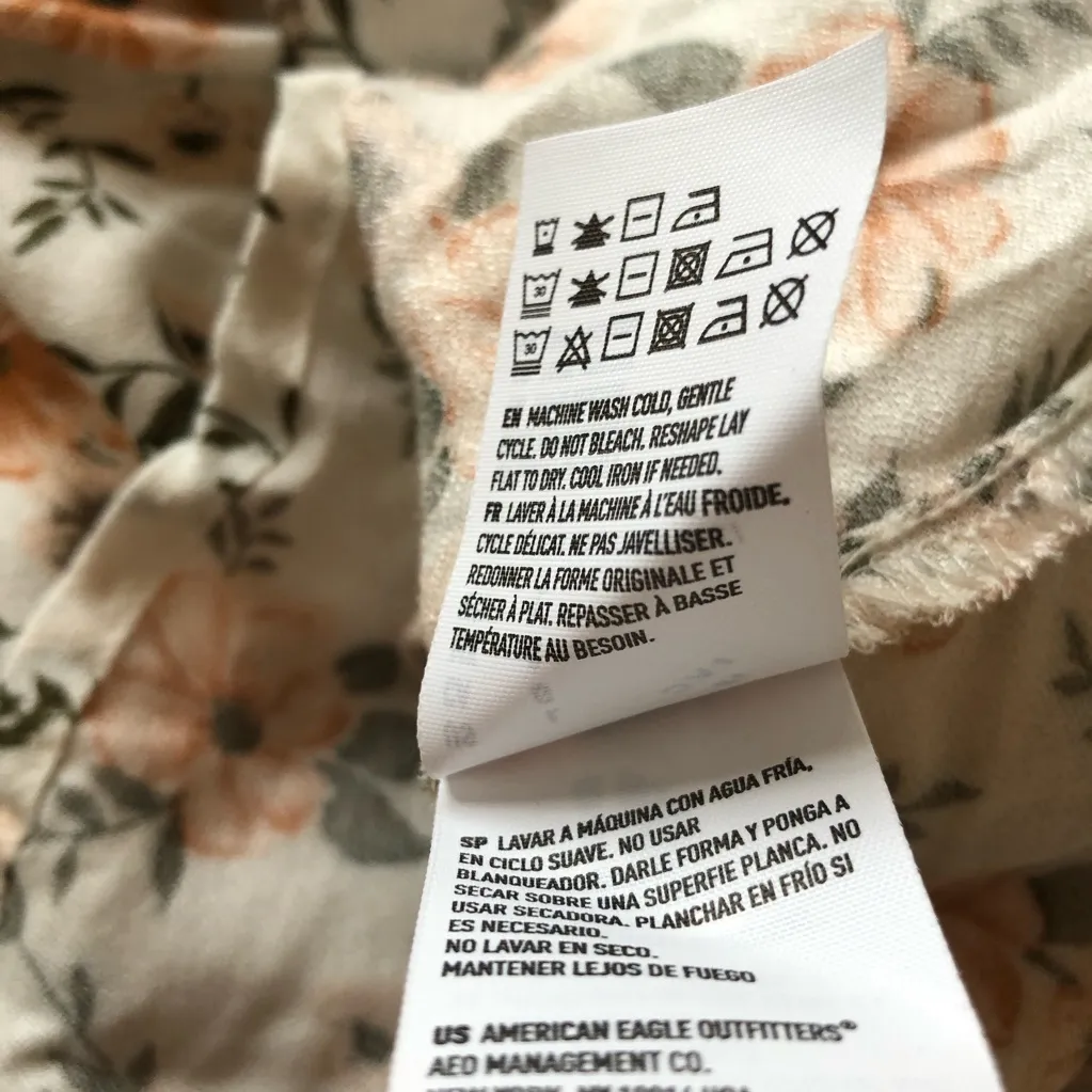 American Eagle Open Back Floral Swing Tank - Image 5