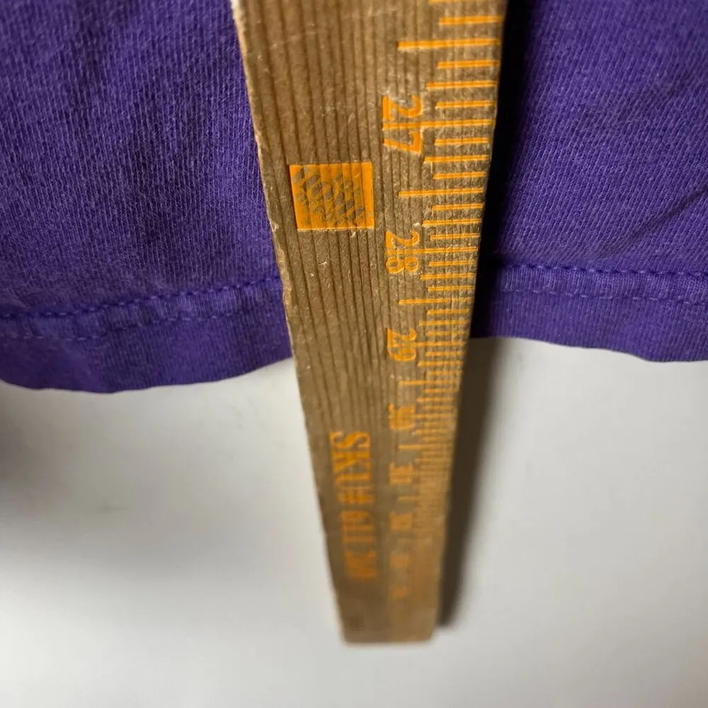 Vintage Y2K UW Stevens Point SP T Shirt Purple 2XL XXL Graphic Tee Cotton Solid Size undefined - Image 7