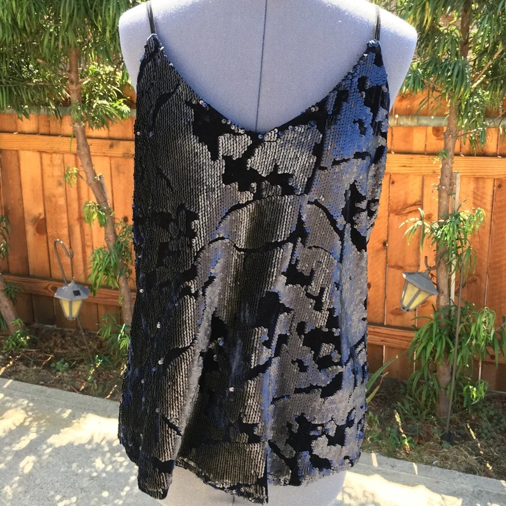 RO & DE Sequin and Velvet Cami (8) - Image 2