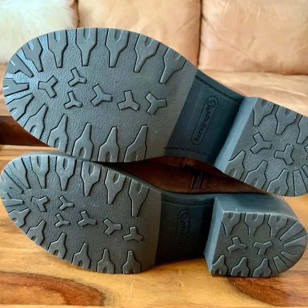 BareTraps Brown Leather Tall Boots - Image 3