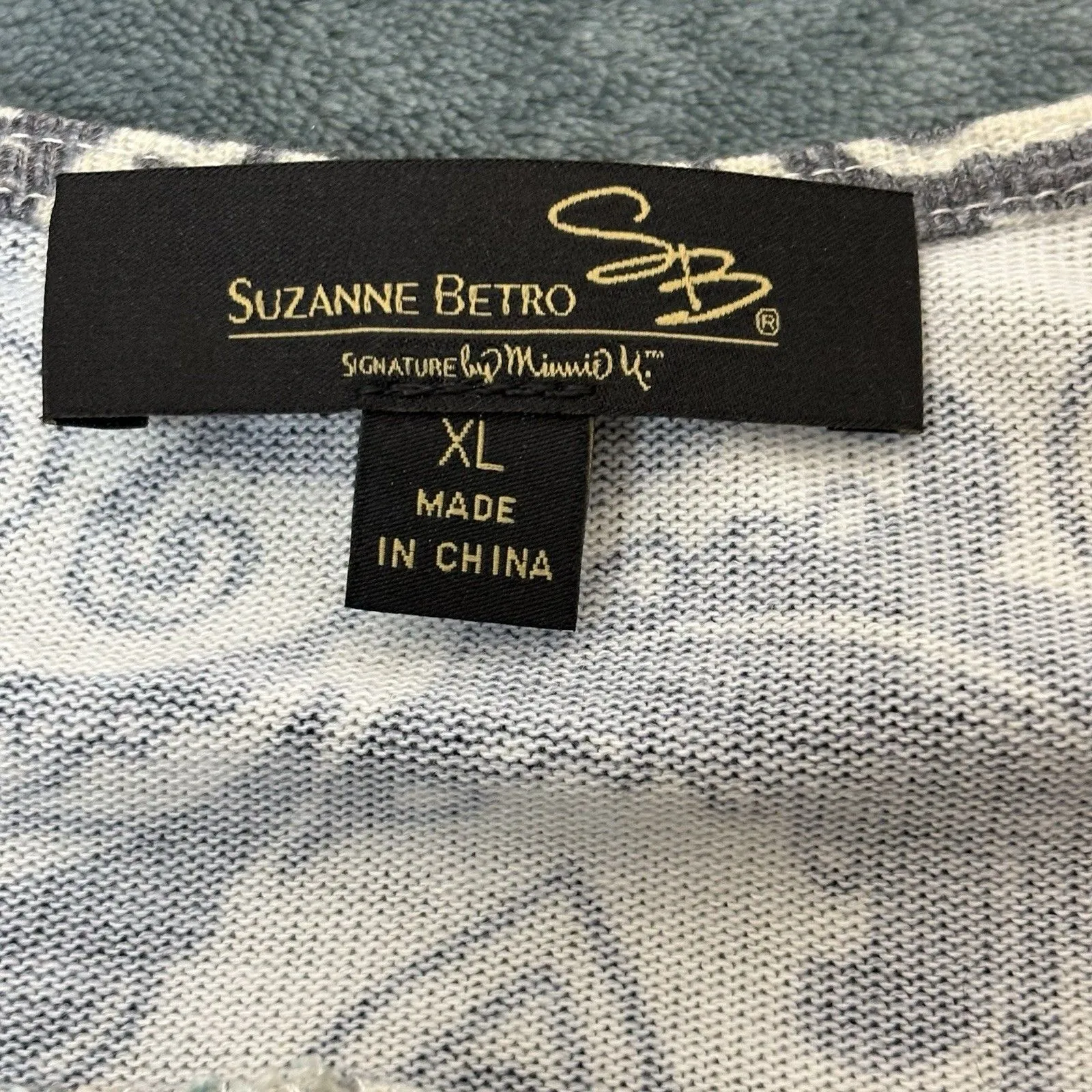 Women’s Suzanne Betro Peasant Blouse Size XL Boho Chic - Image 5