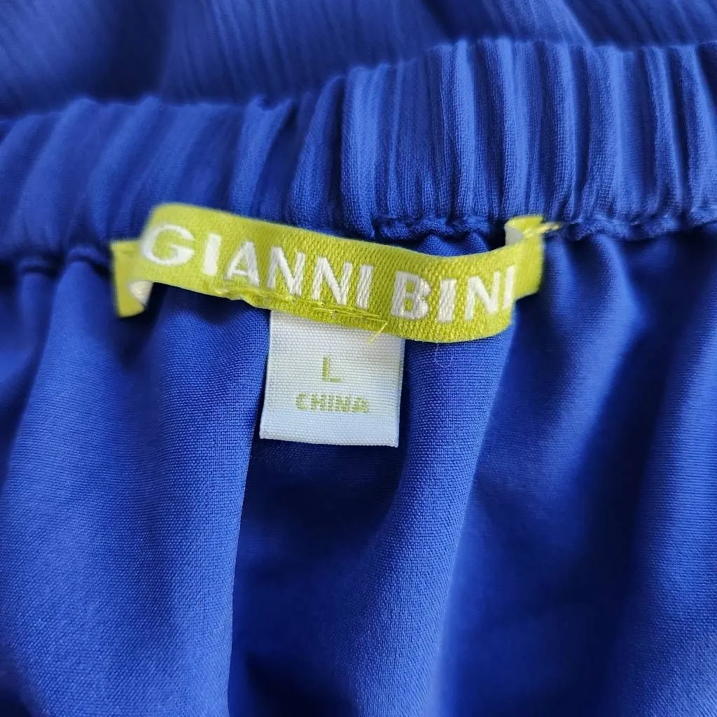 Gianni Bini Blue Sleeveless Midi Dress NWT Size Large Blue Wedding Guest Dress - Image 7