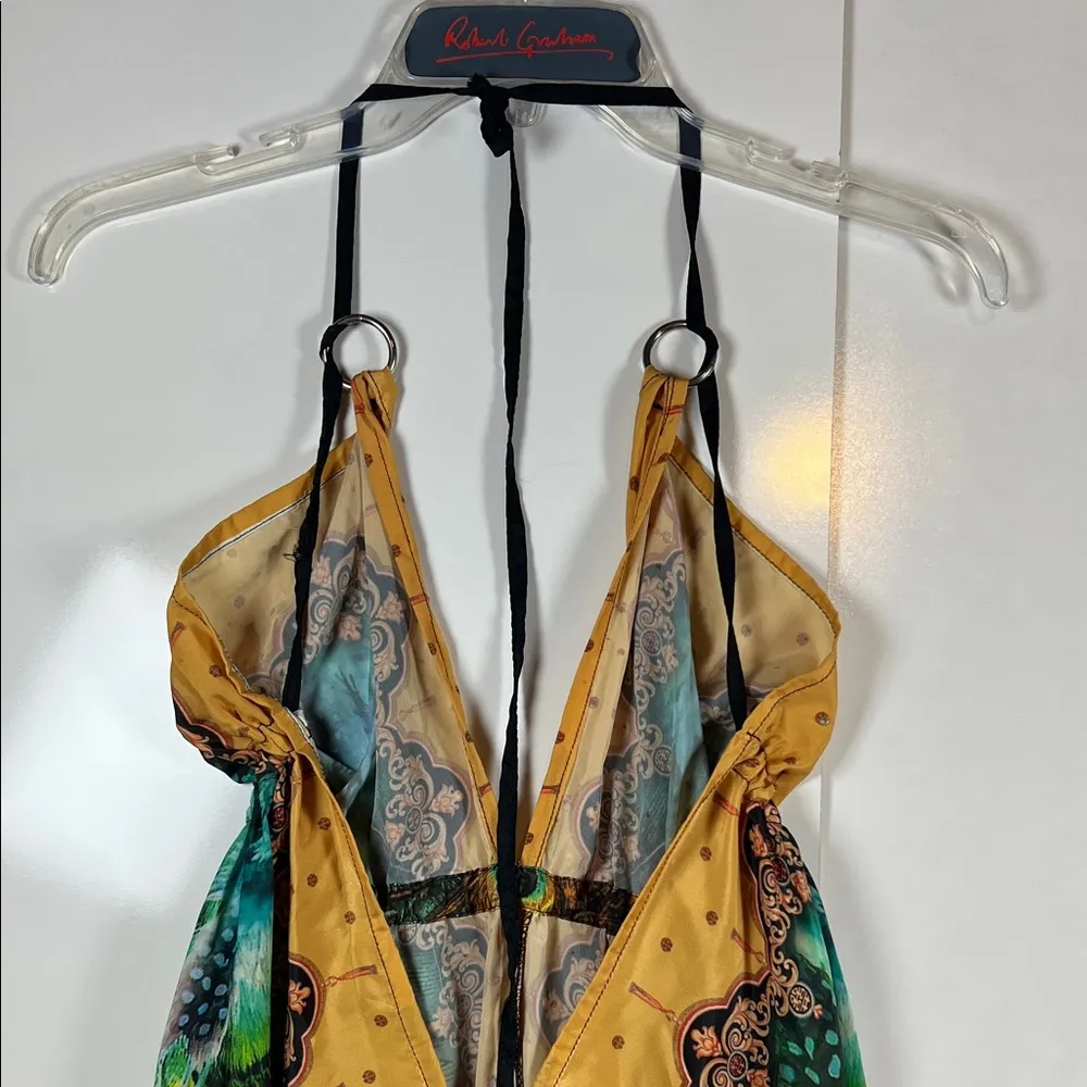 Celina dress Vibrant Peacock Feather A0156 Green Size undefined - Image 3