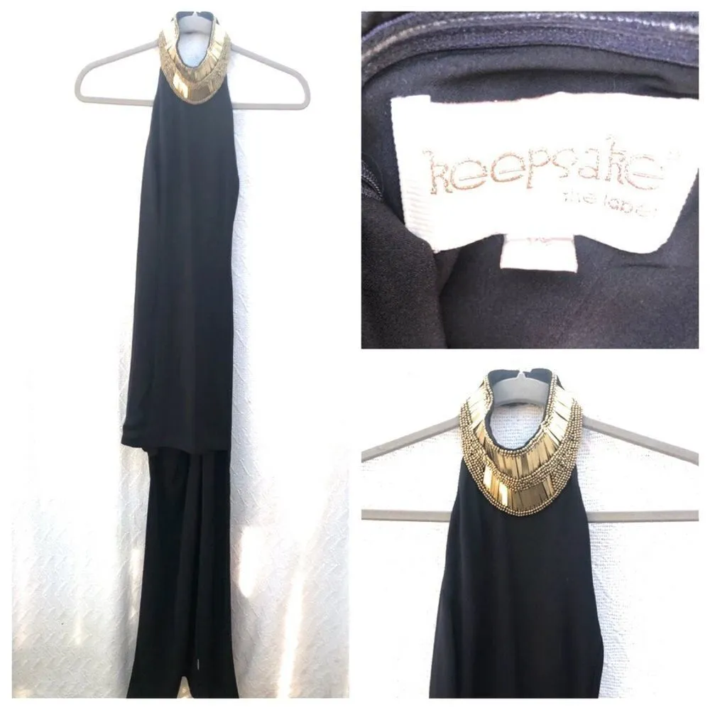 Keepsake the Label High Low Sleeveless Dress Black Size XS - Image 2