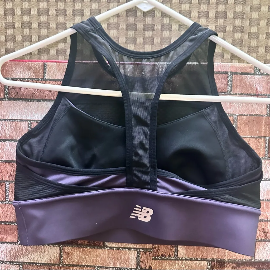 New Balance Black Sports Bra size M - Image 4