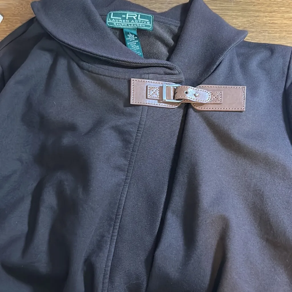 Lauren Active Ralph Lauren Size Large Long Sleeve Jacket w/buckle strap hook - Image 5