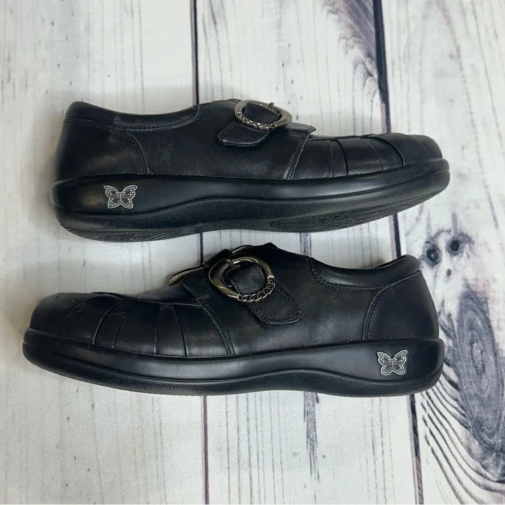 Alegria Khloe KHL-601 Black Leather Comfort Nurse Clog Sz 42 EU (11.5/12 US) - Image 7