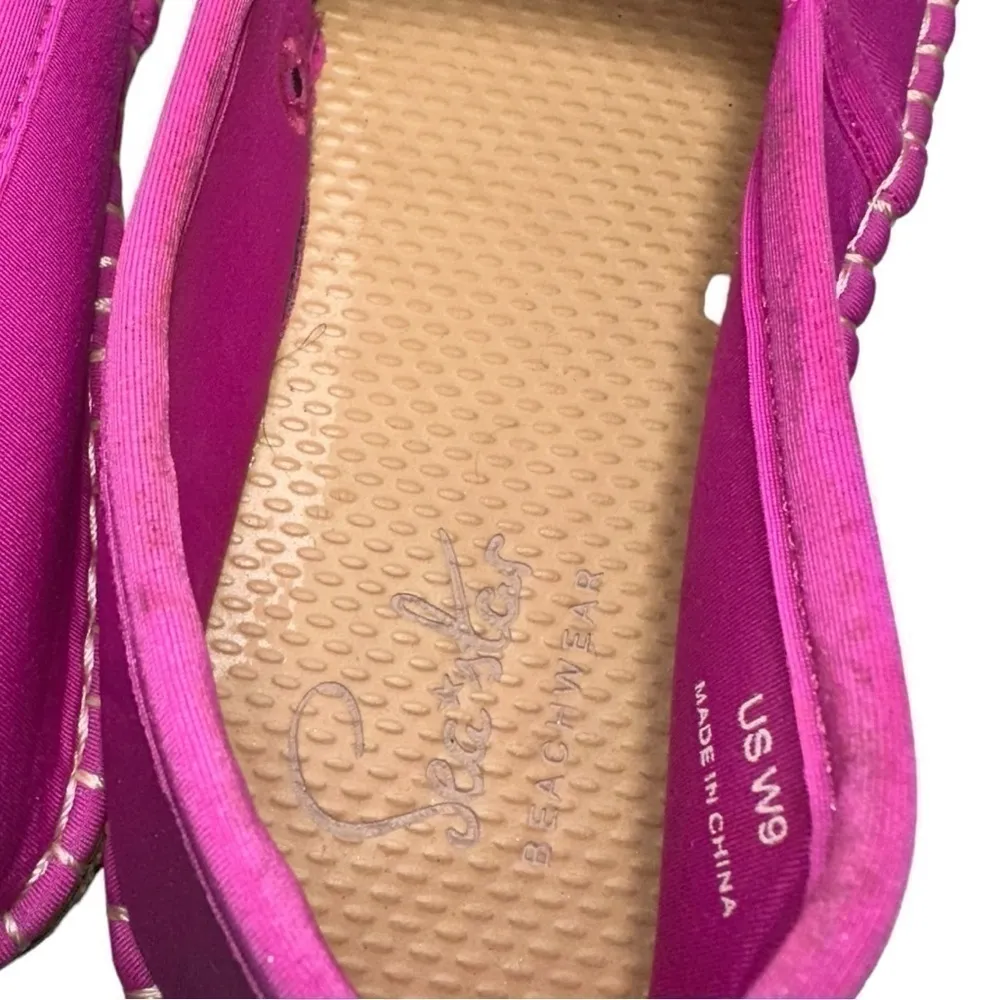 Sea Star Beachwear Women’s Size 9 Hot Pink Beachcomber Espadrille Water Shoes - Image 10