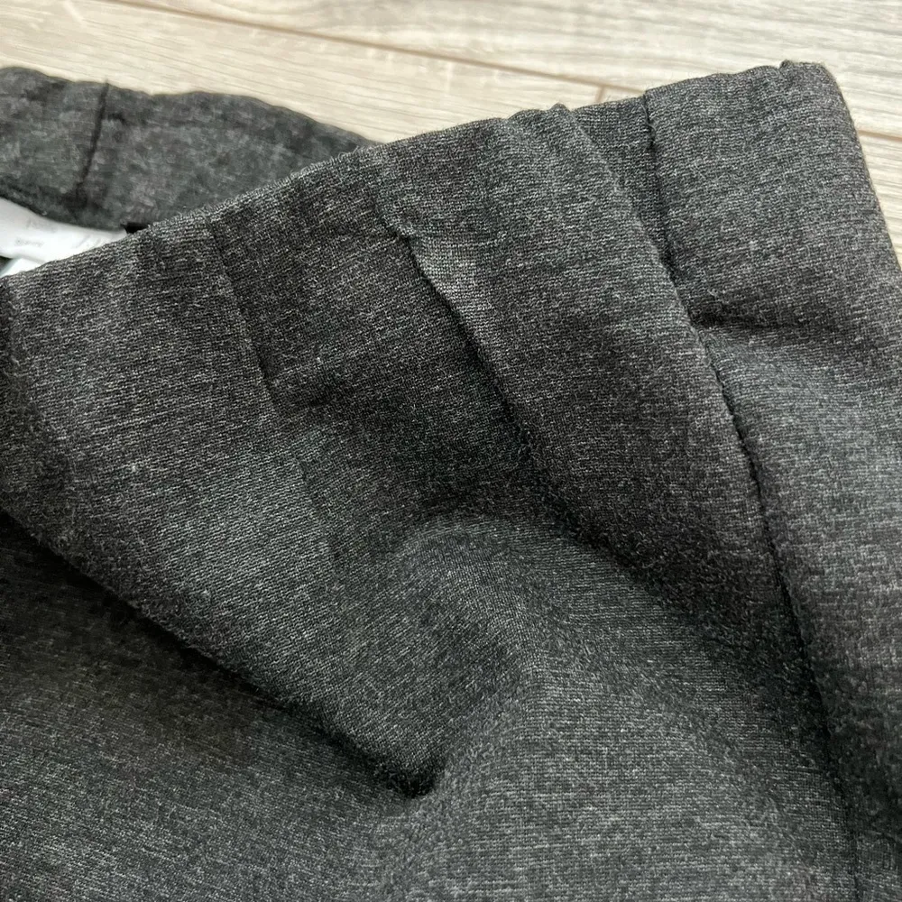 J. Jill Ponte Slim Leg Pull On Dress Pants | Charcoal Grey | Large Petite - Image 4