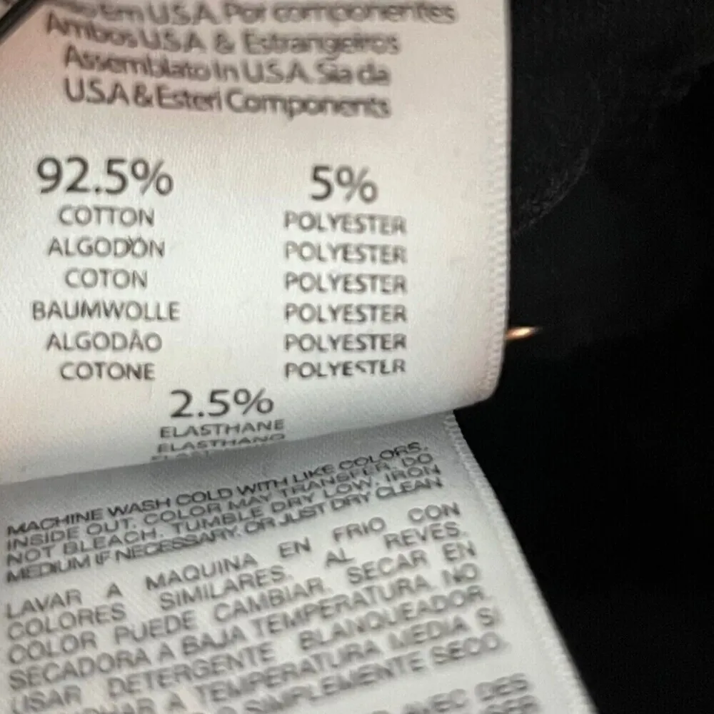 MOTHER Looker High Waisted Skinny Jeans Guilty Party Tuxedo Stripe Women’s 24 Black - Image 16