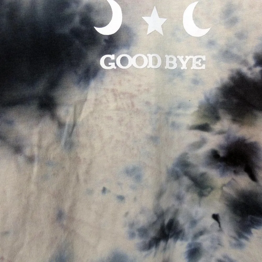 Hot Topic Midnight Hour Leave Me Alone Spirit Board Tie-Dye T-Shirt Dress S Gray - Image 6