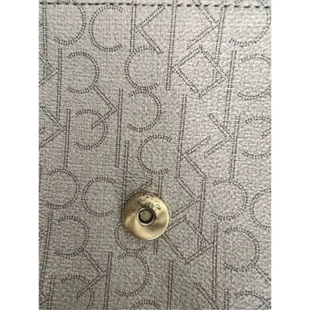 Calvin Klein mini Beige Logo HAND OR SHOULDER BAG - Image 6