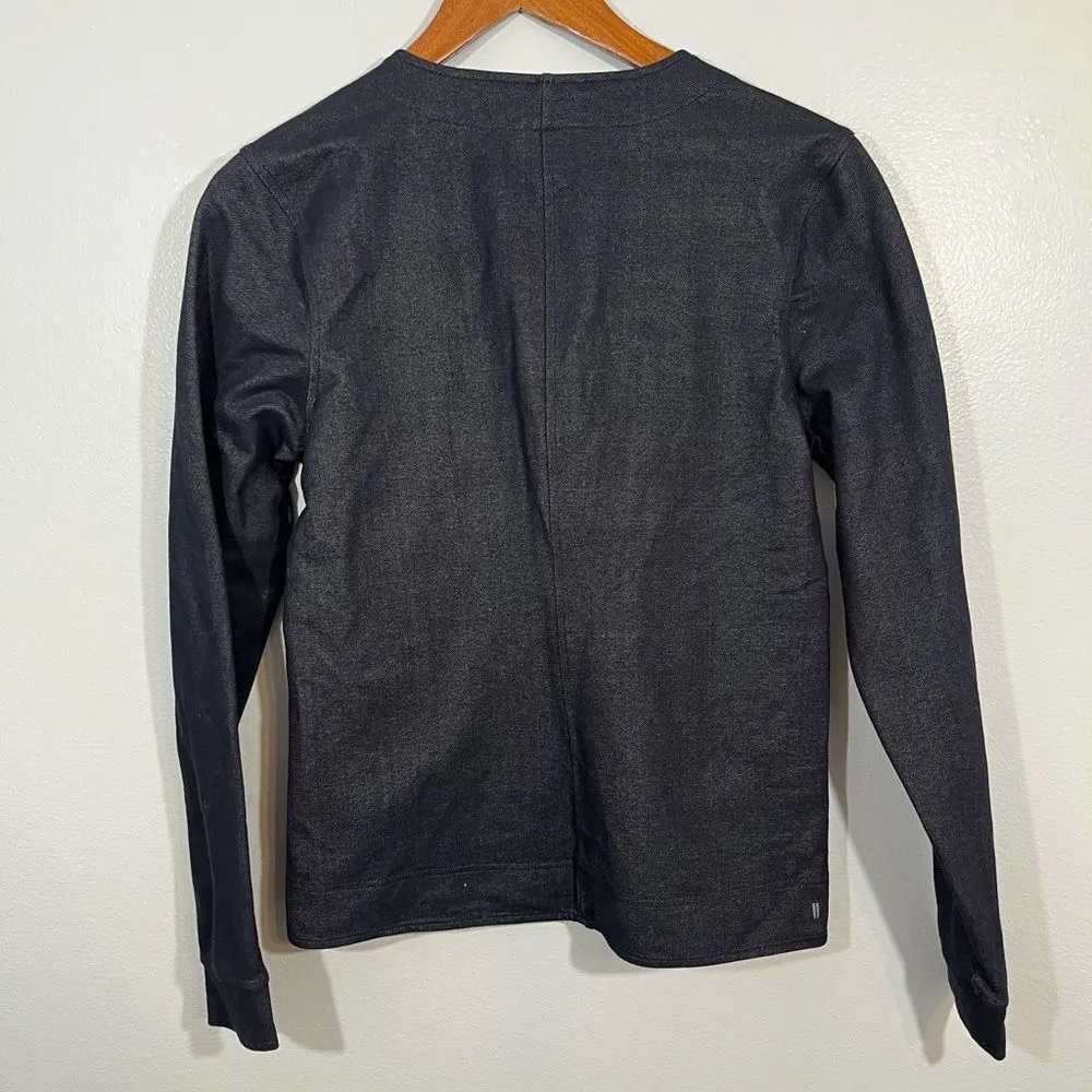 NOBULL Women's Twill Zip Up Jacket Deep Midnight - Image 6