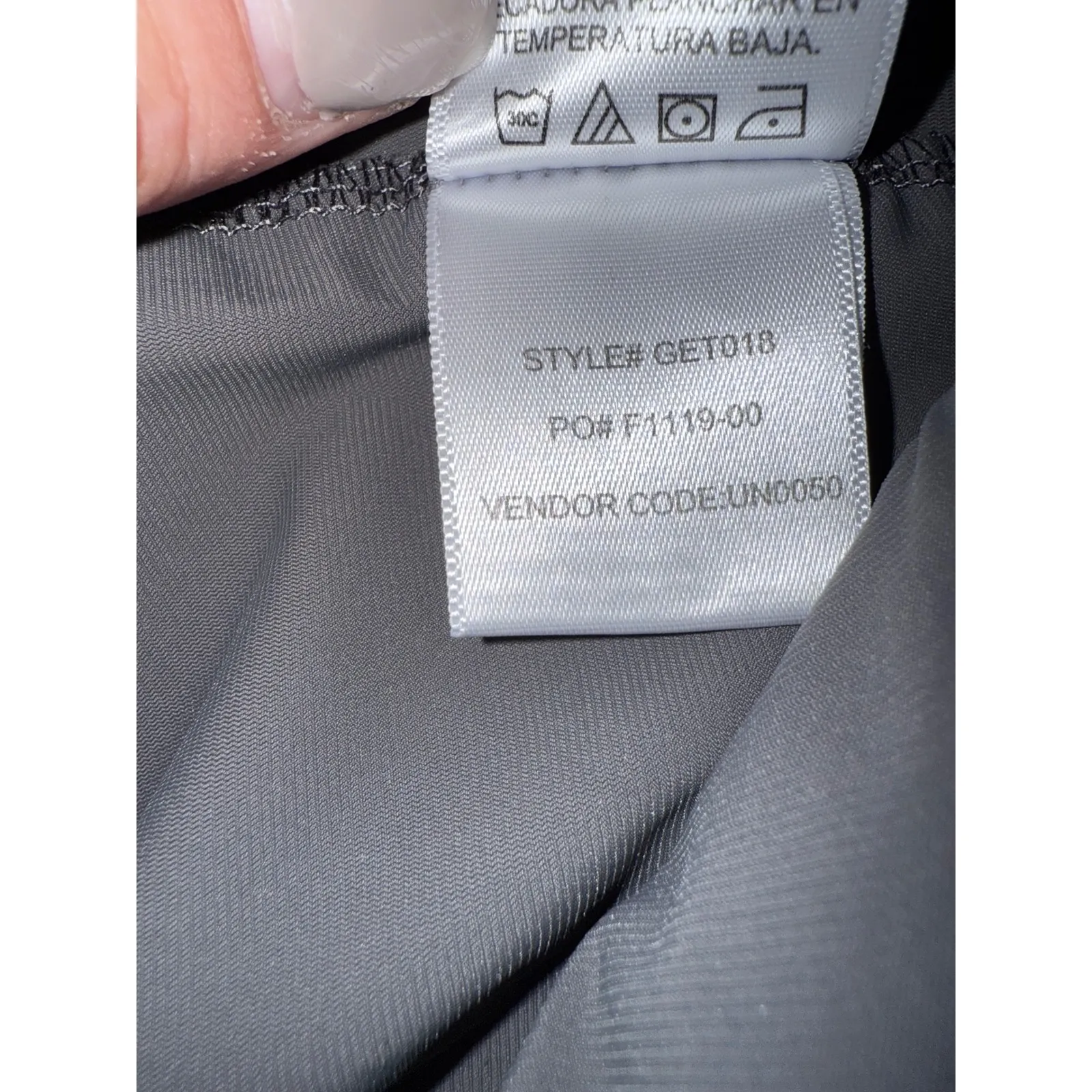 Grey's Anatomy Edge Women's V Neck Scrub Top Short Sleeve Zip‎ Pockets Size M - Image 11