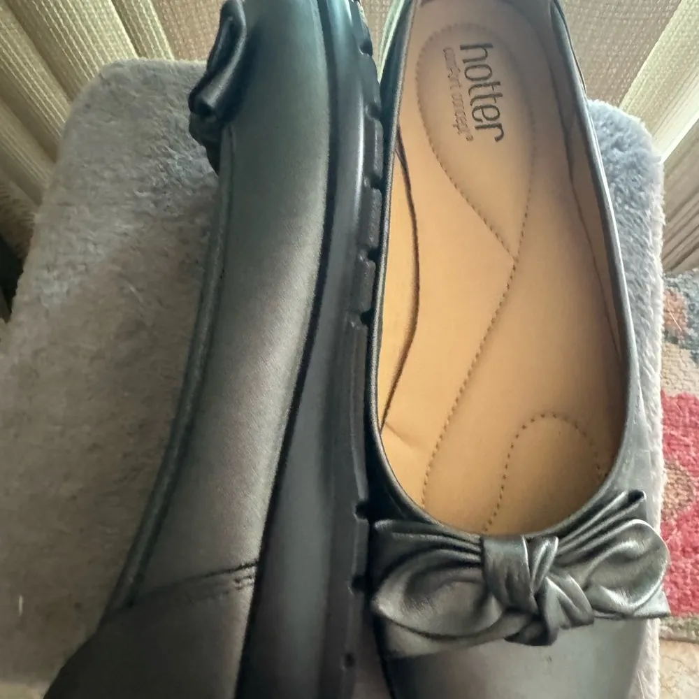 Hotter pewter ballet slipon flats 10 Silver - Image 7