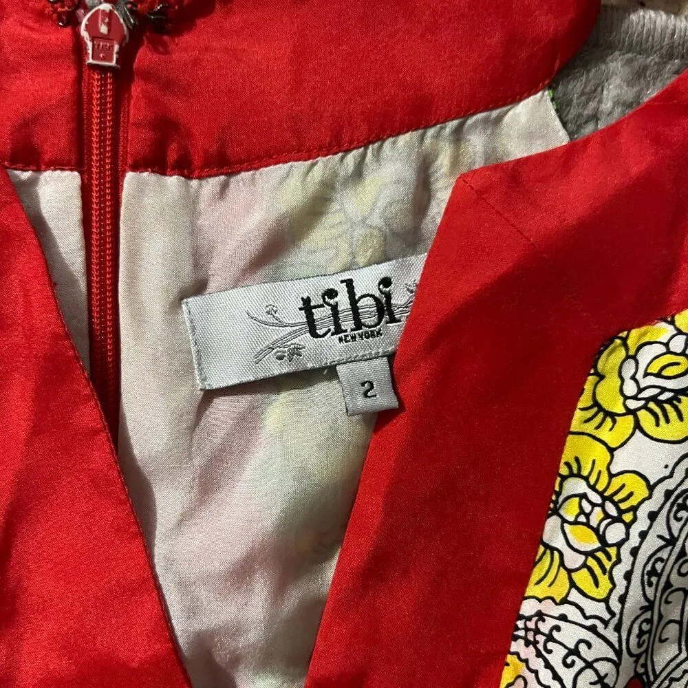 Tibi silk summer dress 2 - Image 10