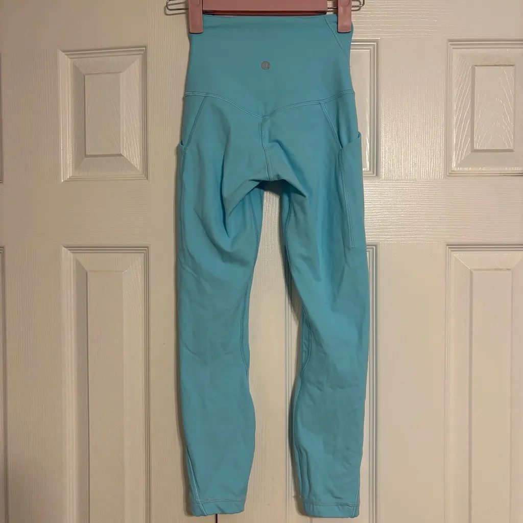 Lululemon Align High-Rise Pant with Pockets 25"
Cyan Blue - Image 3