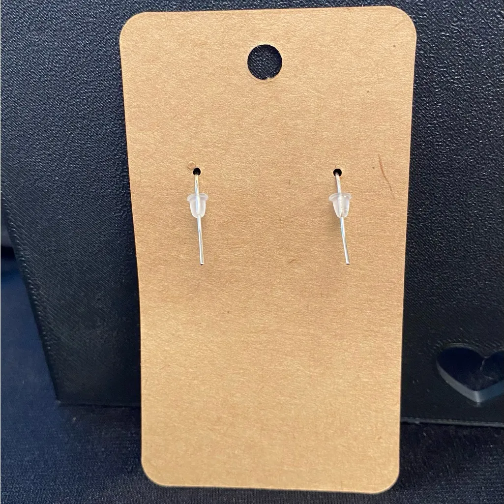 Festive Gift Box Enamel Earrings Red - Image 3