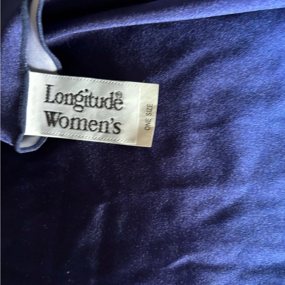 Longitude Blue Ombré Sarong Swim Cover-Up Women’s One Size - Image 4