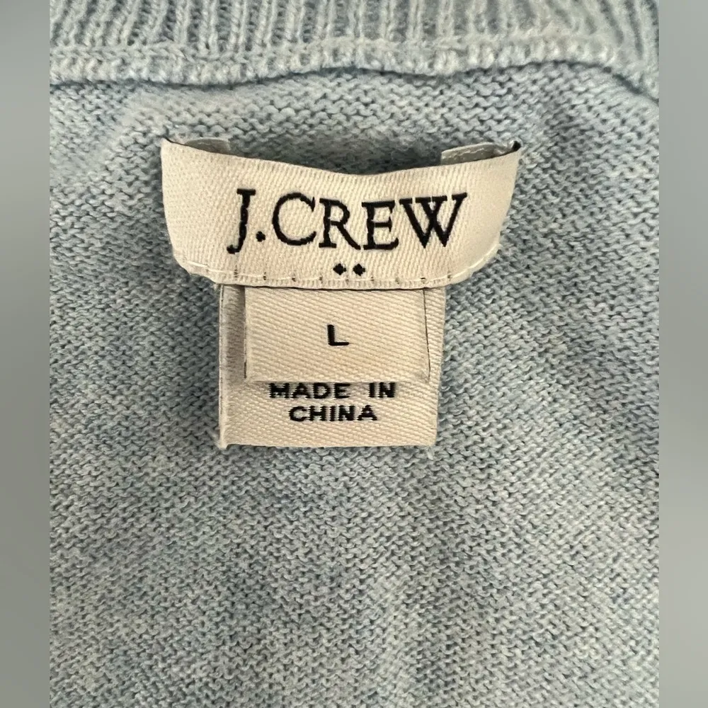 J. Crew | womens v-neck sweater. Size: L - Image 3