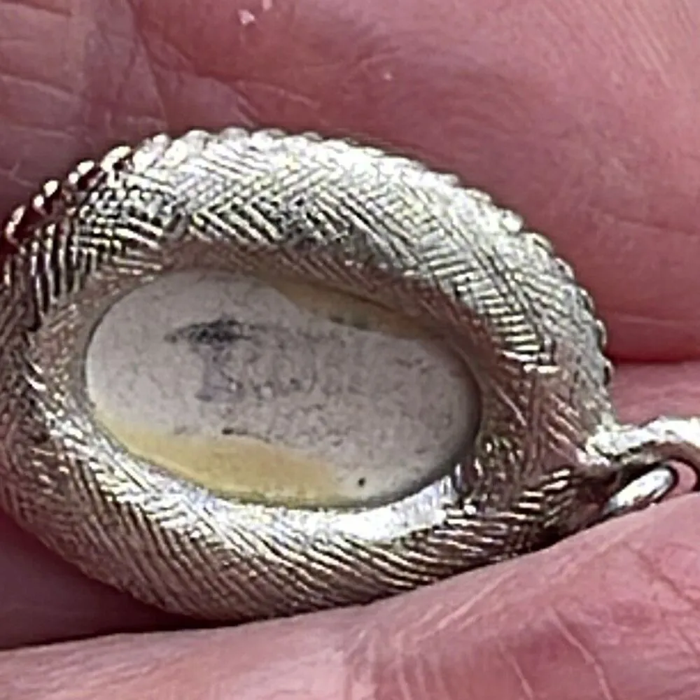 Vintage Delft blue sailing ship pendant* Blue - Image 5