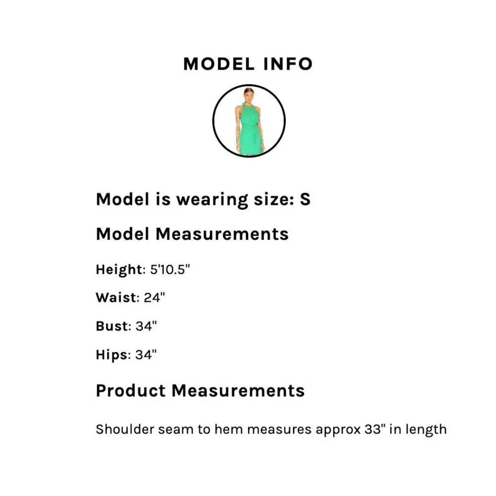 PFEIFFER Cabu Wrap Dress Astroturf Small New Womens Terry Cloth Beach Green - Image 9