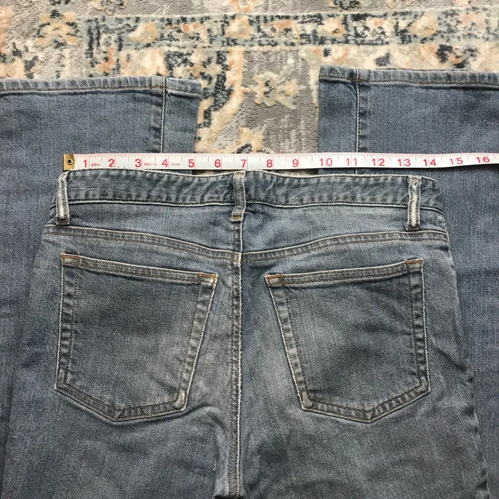 Theory lowrise flare wideleg denim - Image 5