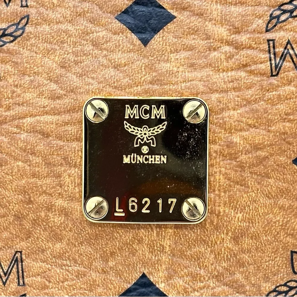 MCM COGNAC TWO WAY TOTE BAG MEDIUM - Image 3