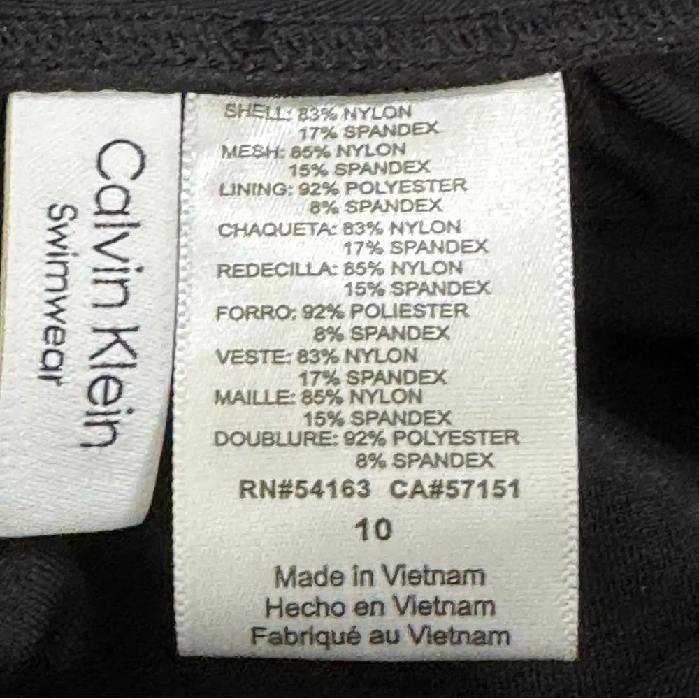 Calvin Klein Women’s One Piece Black Swimsuit - Image 10