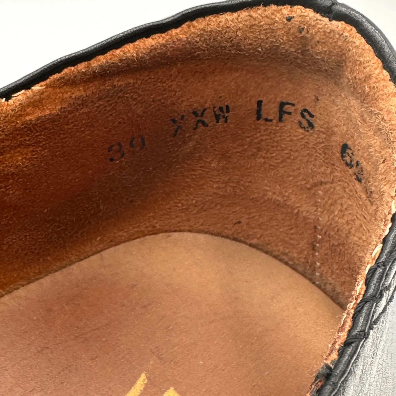 Kumfs Ziera Women's Black Leather Mary Jane Shoes Size 39 / 8 - Image 5