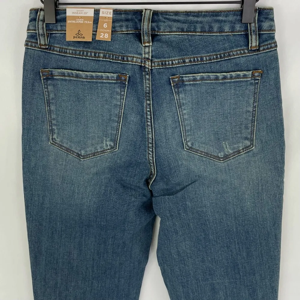 New  Sienna Skinny Jeans Stretch Denim True Blue Size 6 Short Inseam - Image 9