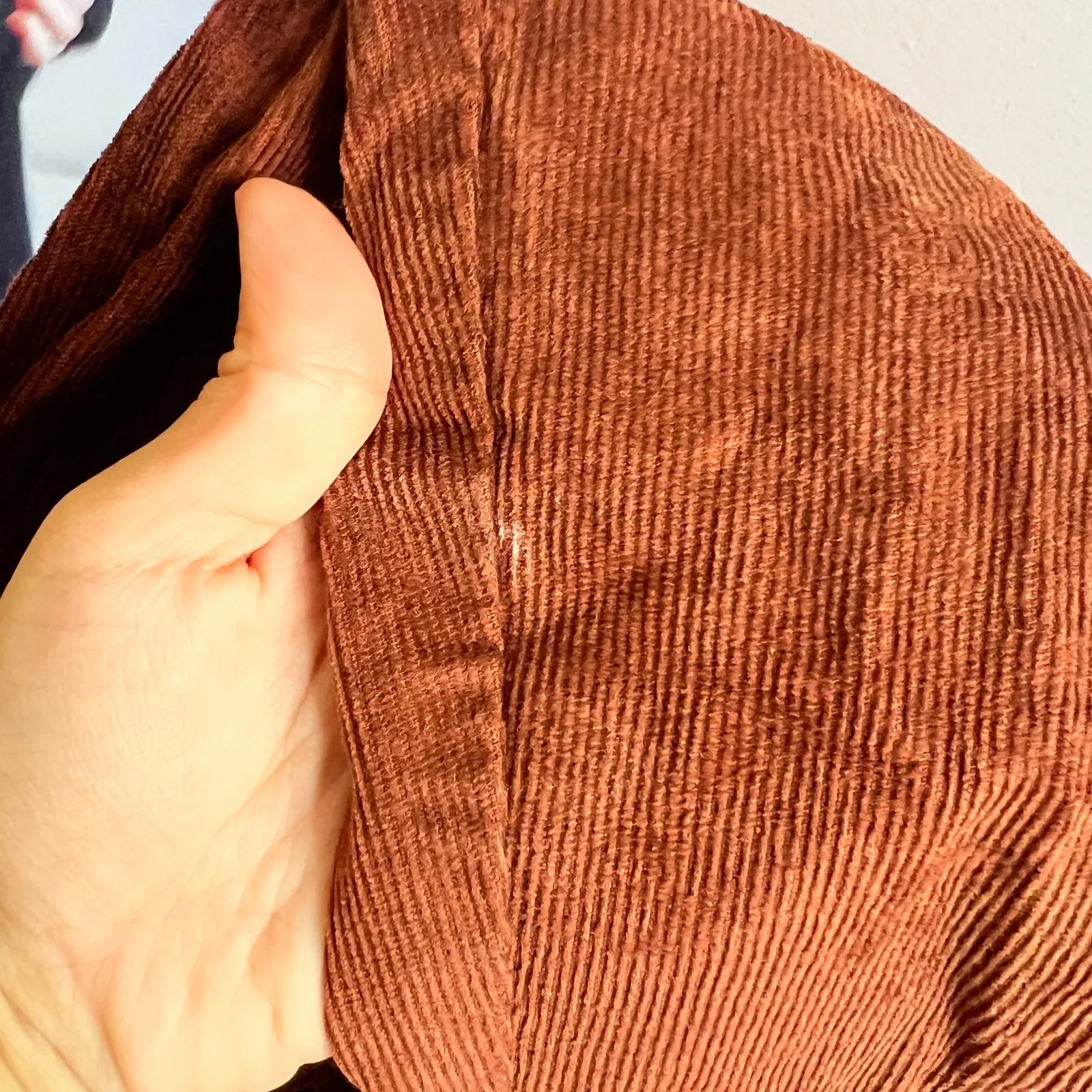 Old Navy Brown Corduroy‎ Pants Womens Size 4 Higher High Rise Flare 70s Retro - Image 8