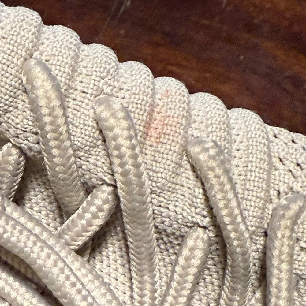 Women’s size 7M Beige Knit Sneakers - Image 8