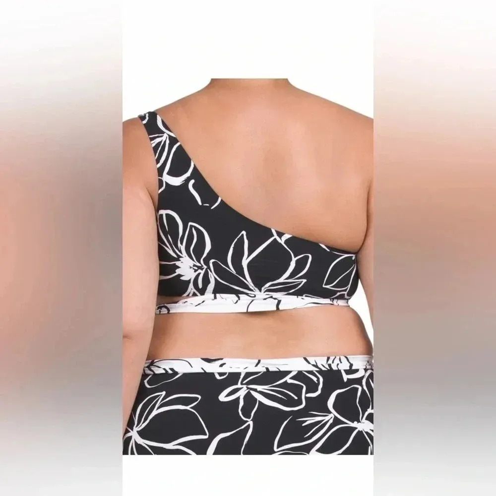 LA BLANCA Plus Moonlit One Shoulder Top Size 18W - Image 2