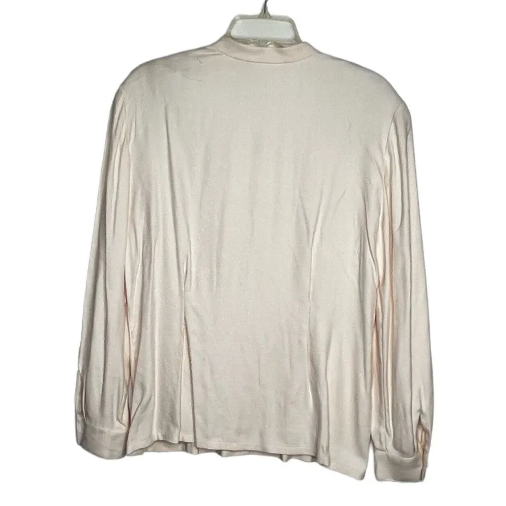 Vintage Dana Buchman Silk Blouse - Image 3