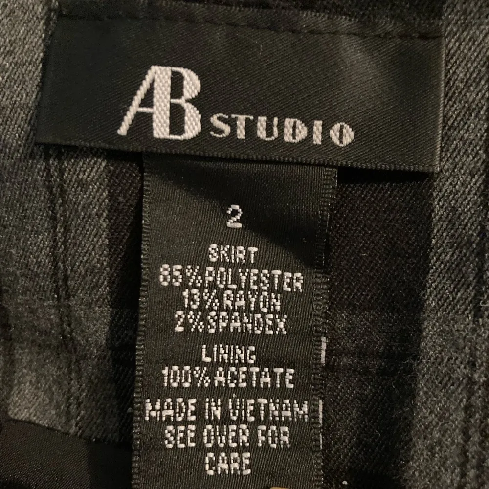 AB Studio Black and gray plaid pencil skirt size 2 - Image 5