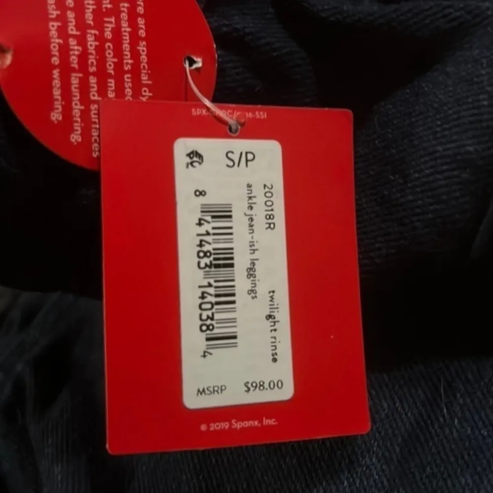 Spanx Twilight Rinse Jean-ish® Ankle Leggings Size Small NWT - Image 6