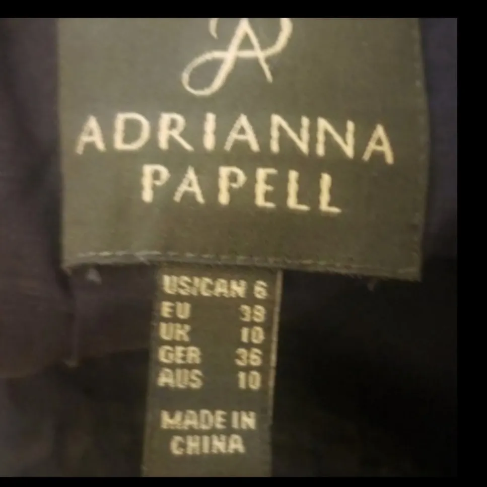 Adrianna Papell Navy Lace Long Sleeve Dress NWOT - Image 4