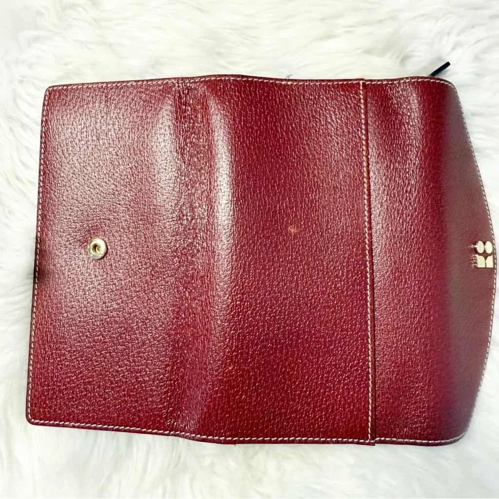 Kate Spade Red Leather Continental Wallet - Image 2