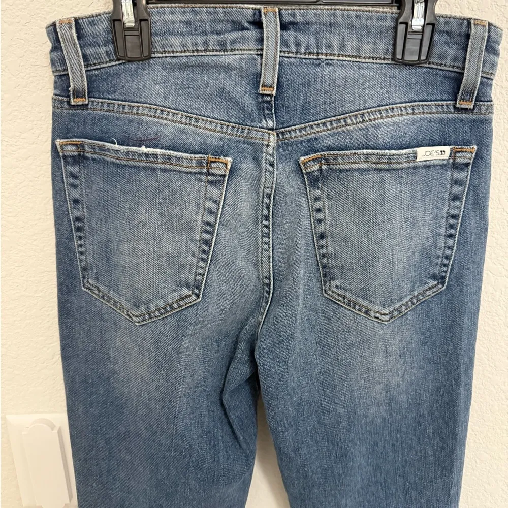 JOE’S Jeans High Rise Skinny Ankle Distressed Denim Size 26 Wheaton Blue Wash - Image 3