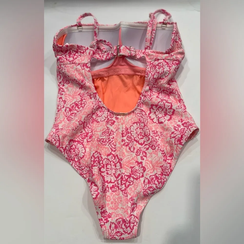 Sunsets Women's Swimwear Coral Cove Marion Maillot One Piece Swimsuit Size L B/C Pink Size L - Image 10