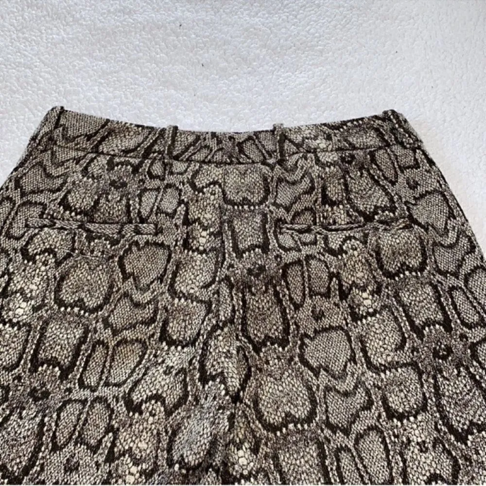 Zara Snake Print Ankle Dress Pants(Size 4) - Image 7