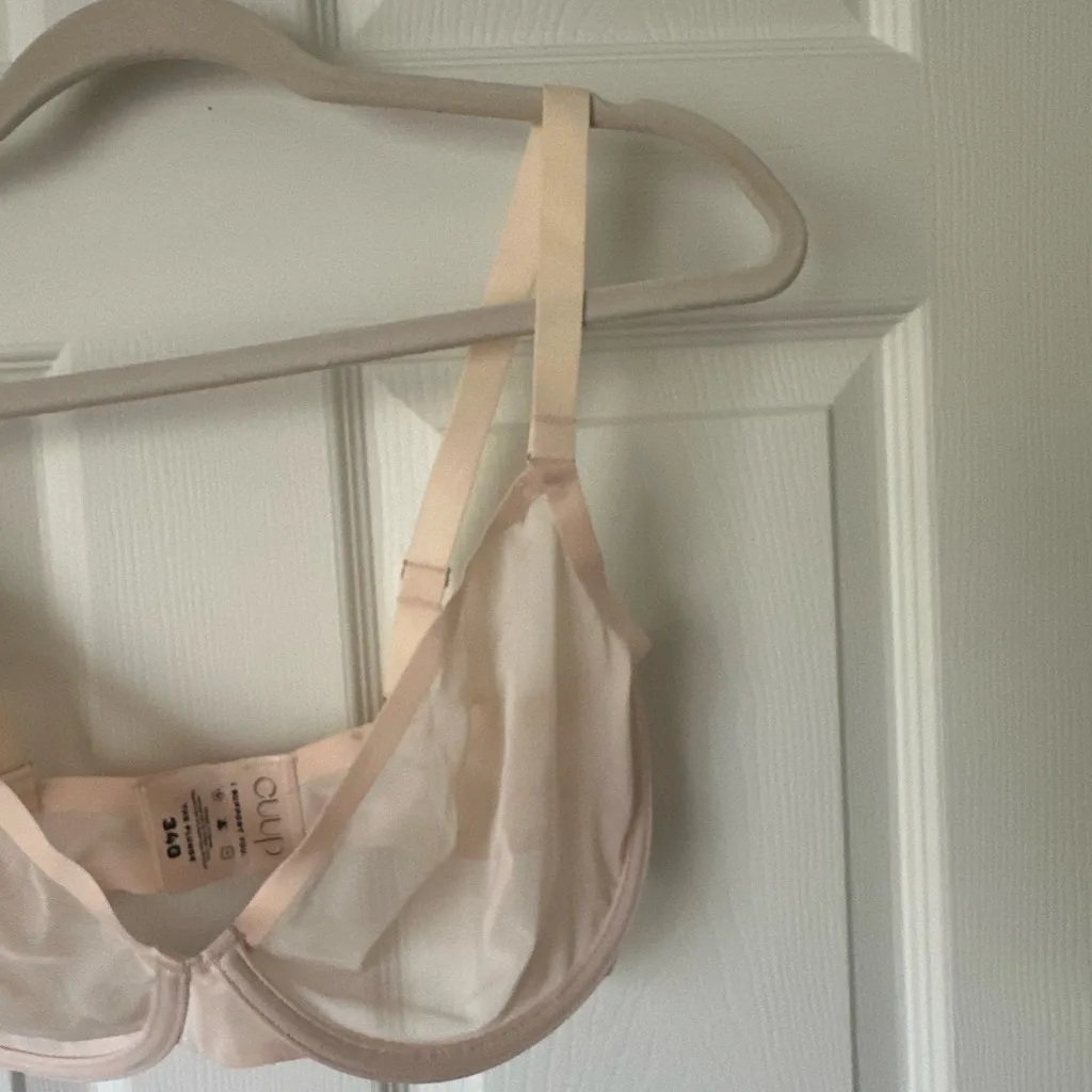 CUUP THE PLUNGE Cream Sheer bra. Size undefined - Image 4