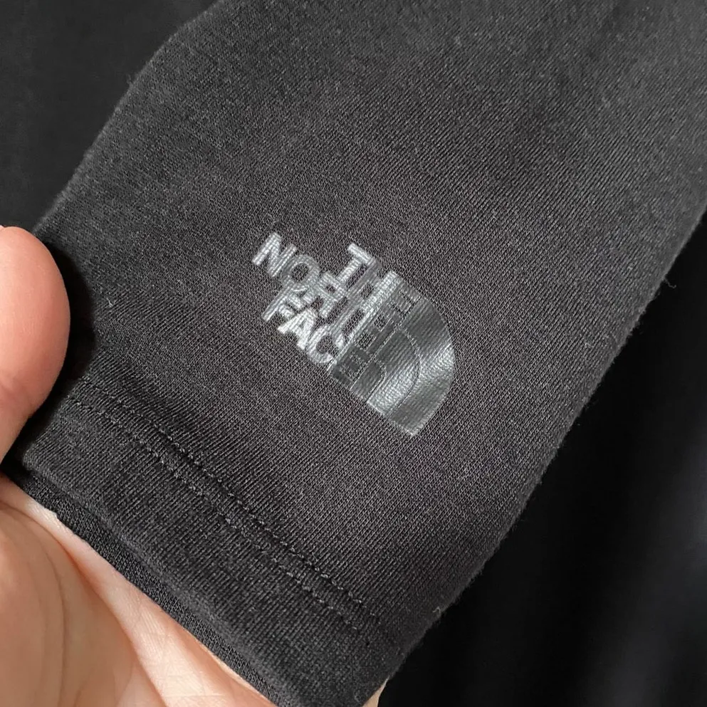 The North Face 3/4 Sleeve Black Hooded Dress Women's sz. S w/pocket - Image 7